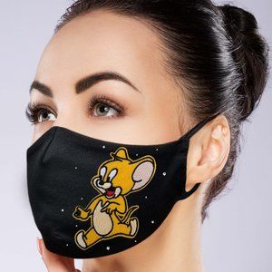 Tom and Jerry Face Mask w/ filter pocket